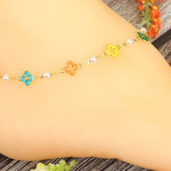 "Elegant Handmade Anklet – Delicate Jewelry for Women, MAR091589 - Picture 8 of 10